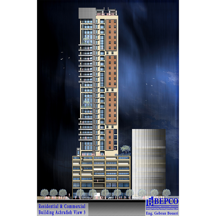 Facade Residential Tower - Lebanon